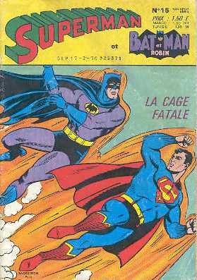 Scan de la Couverture Superman Batman Robin n 15